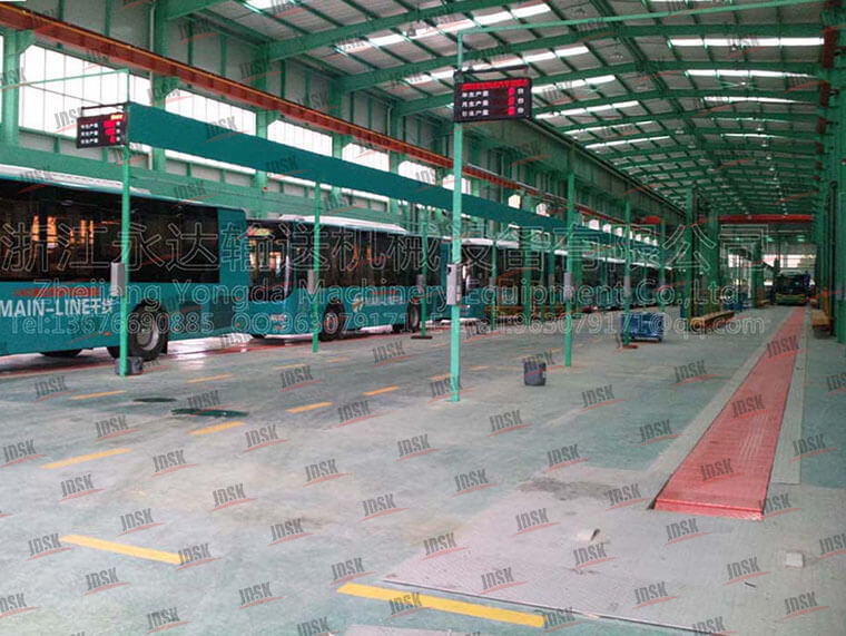 城市公交車生產線